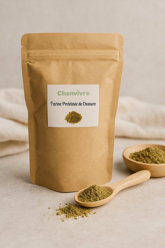 farine chanvre, farine protéinée, farine protéiné, protéine chanvre, farine CBD, protéine CBD, oméga 3, oméga 6, fibres, protéine végétale, vegan, farine vegan naturelle