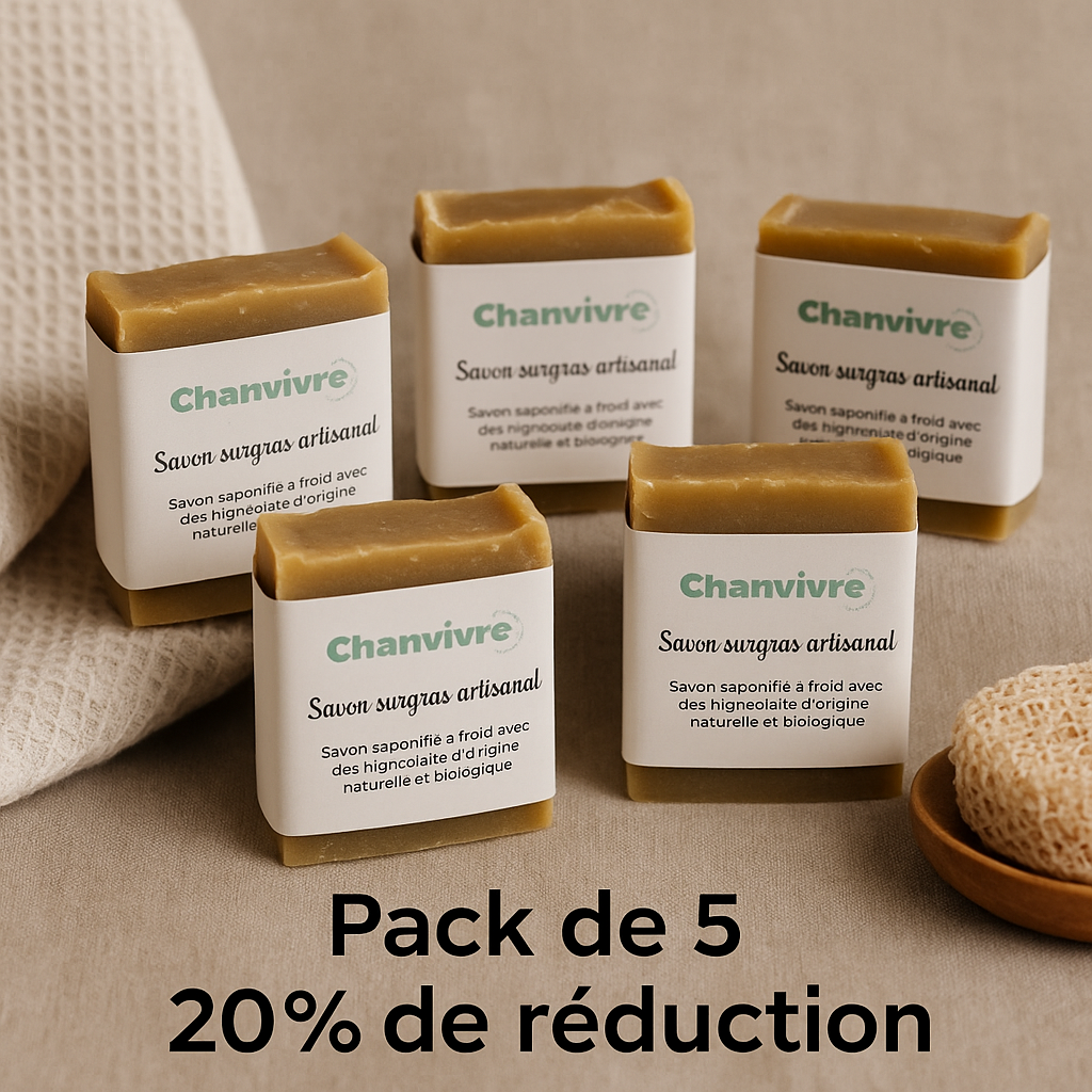 Pack 5 Savons Surgras 100g