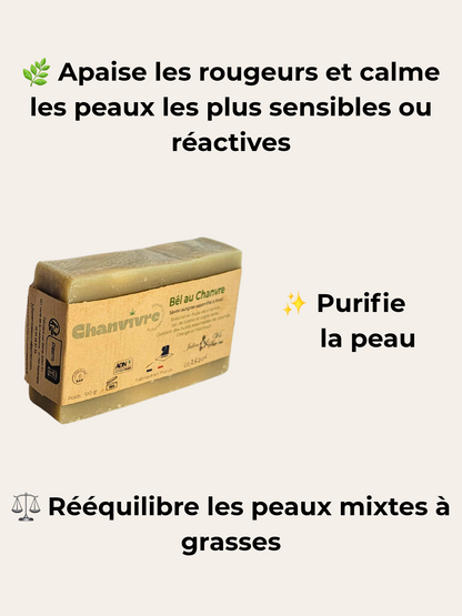 Savon au chanvre 100g