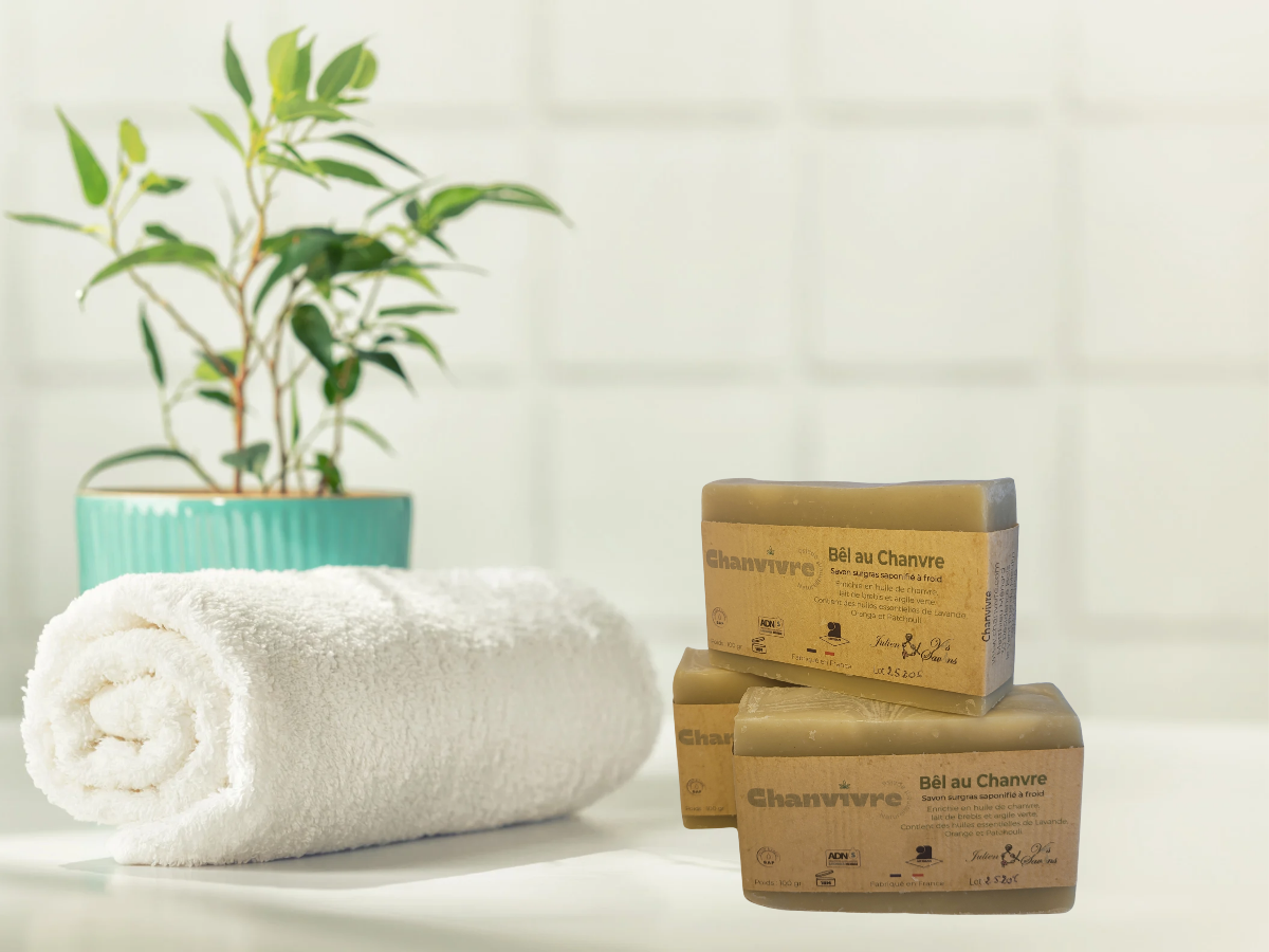 Pack 3 Savons au chanvre 100g